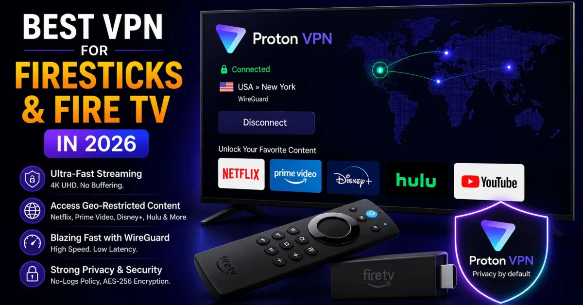 Best VPN Apps for Firestick & Fire TV [2026 Ranking]