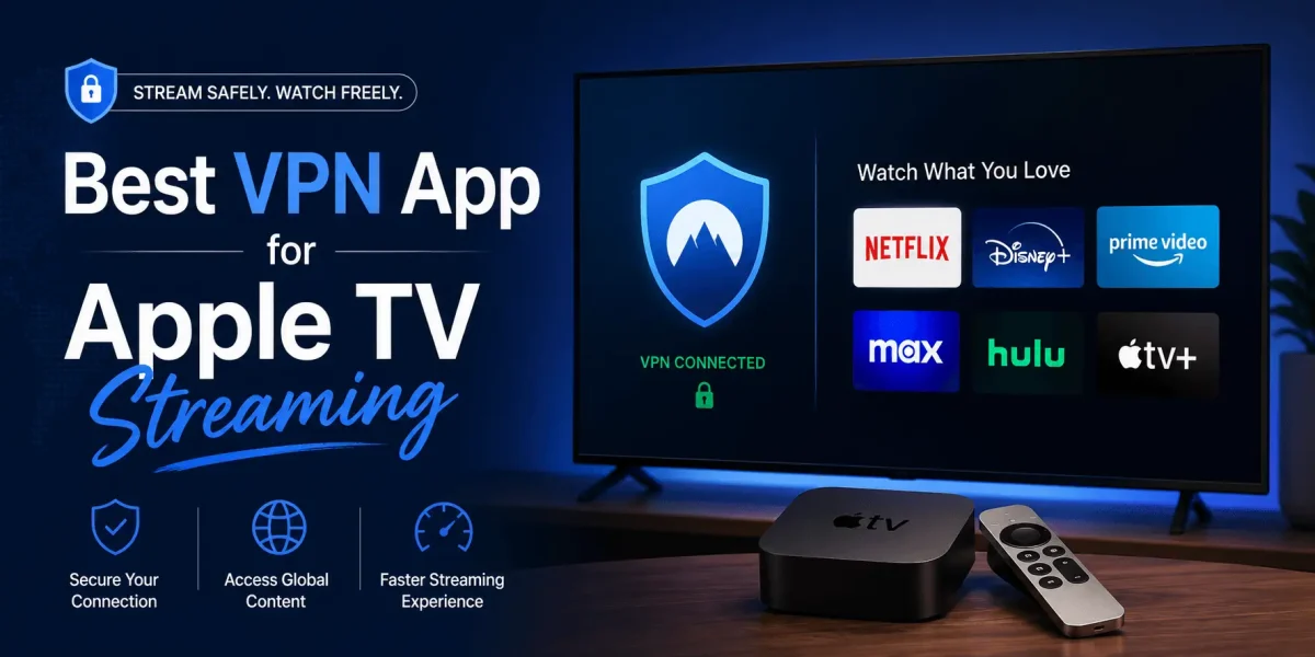 5 Best VPN App for Apple TV Streaming in 2026
