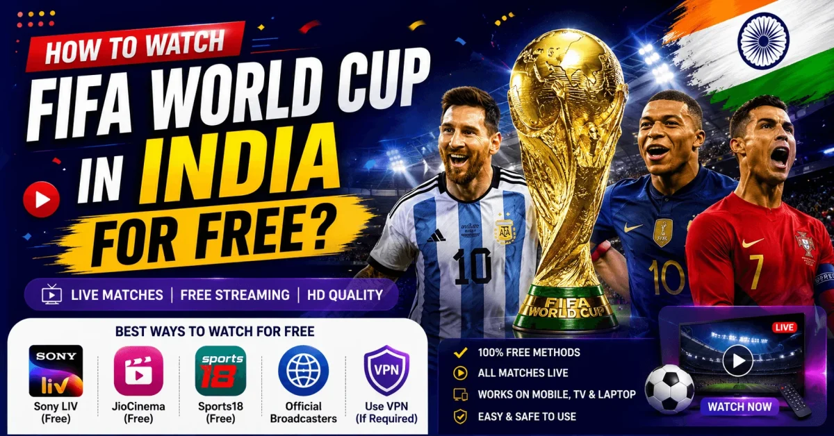 watch fifa world cup in india for free